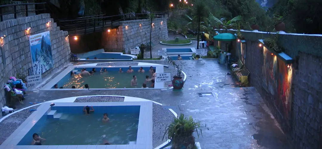 Mineral rich hot springs of Machu Picchu Village (Aguas Calientes)